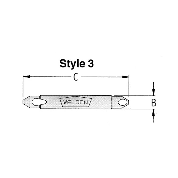 .073"-15/64" 82 Degree Pilotless Countersink